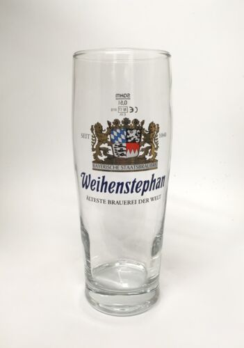 dreng tofu gennembore 2x Weihenstephan - Bavarian / German Beer Glass - 0.5 Liter - "Helles" -  NEW | eBay