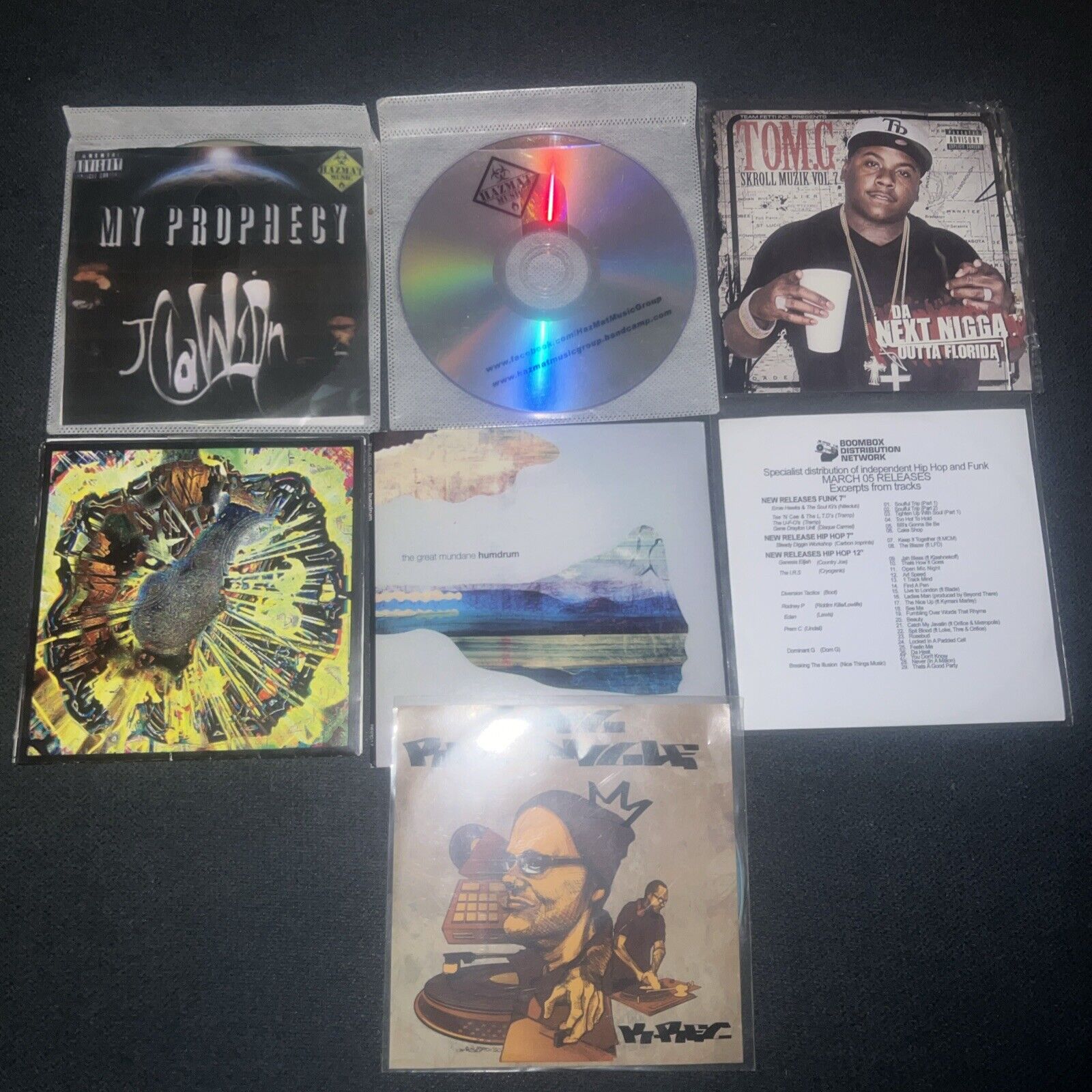 Obscure rap hip-hop underground Lot Of 7 CDs 