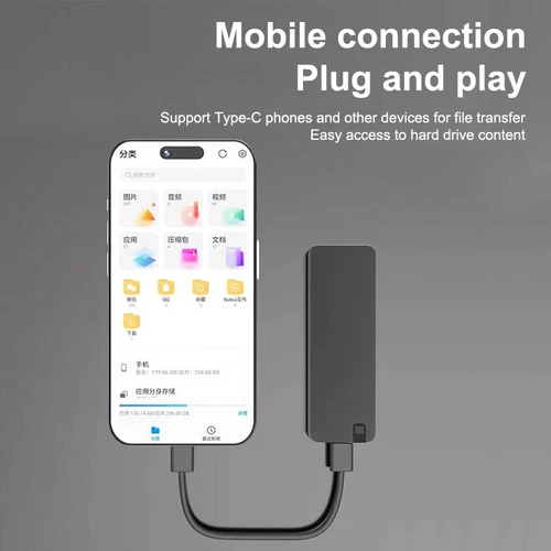 Pour le disque dur à secteur solide mobile externe SSD portable 1 To _F