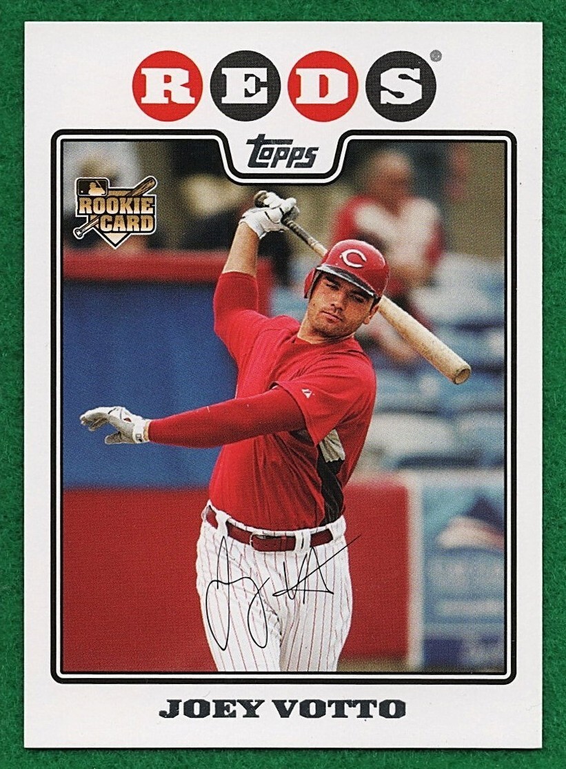 2008 Topps #319 Joey Votto ROOKIE RC Cincinnati Reds