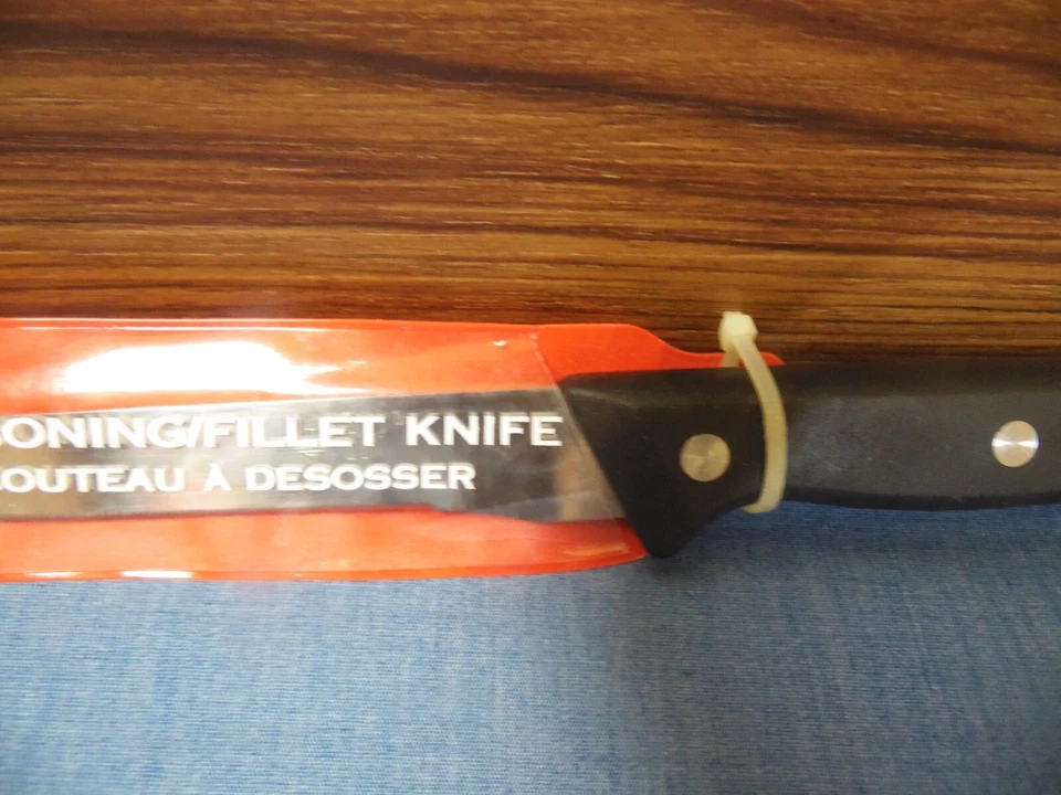 Cuchillo de filete deshuesado grande de acero inoxidable SUPREME corte diamante nuevo de stock mango de fácil agarre Foto 4 de 4