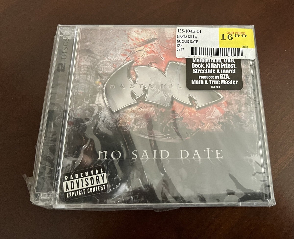 SEALED* Masta Killa - No Said Date CD DVD 2004 Album Wu-Tang Clan
