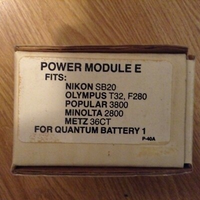 Quantum Battery 1 Power Module E ''Unused'' from closed shop
