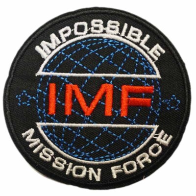 3.25'' IMF Impossible Mission Force Inspired Premium Iron On Patch