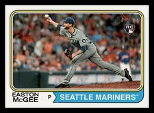 Easton McGee RC 2023 Topps Heritage #178 Rookie Seattle Mariners Mint
