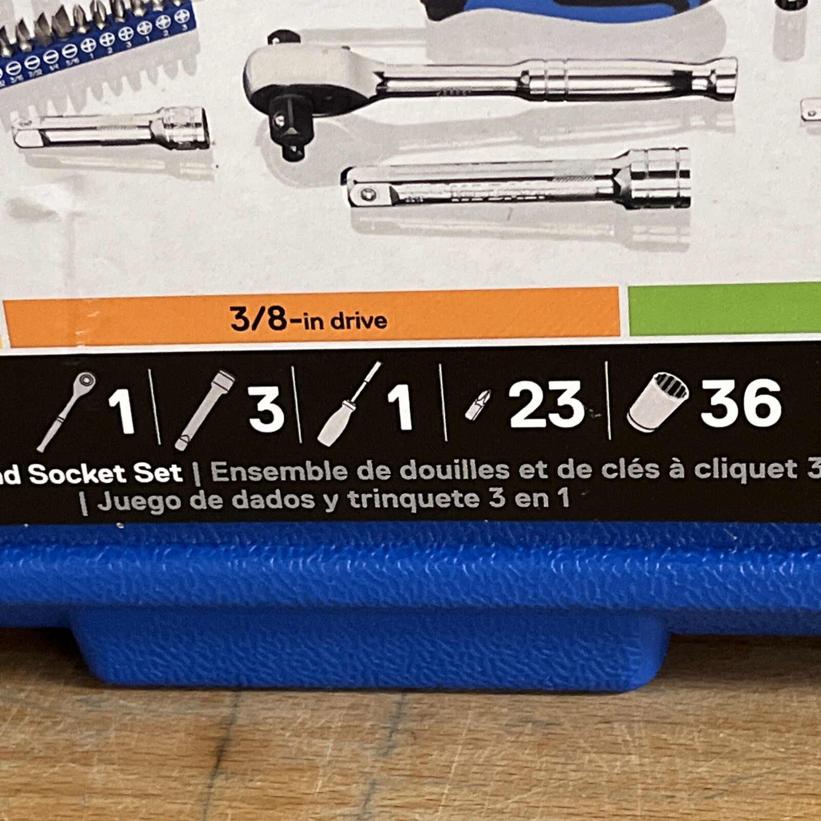 Kobalt Pro 90 Ratchet Set 64Pc. SAE/Metric Mechanic's Tool Set