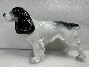 Rare LARGE Metzler & Ortloff Germany Cocker Spaniel Dog Figurine Nice