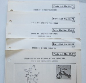 lot-of-5-Western-Auto-velocipede-parts-list