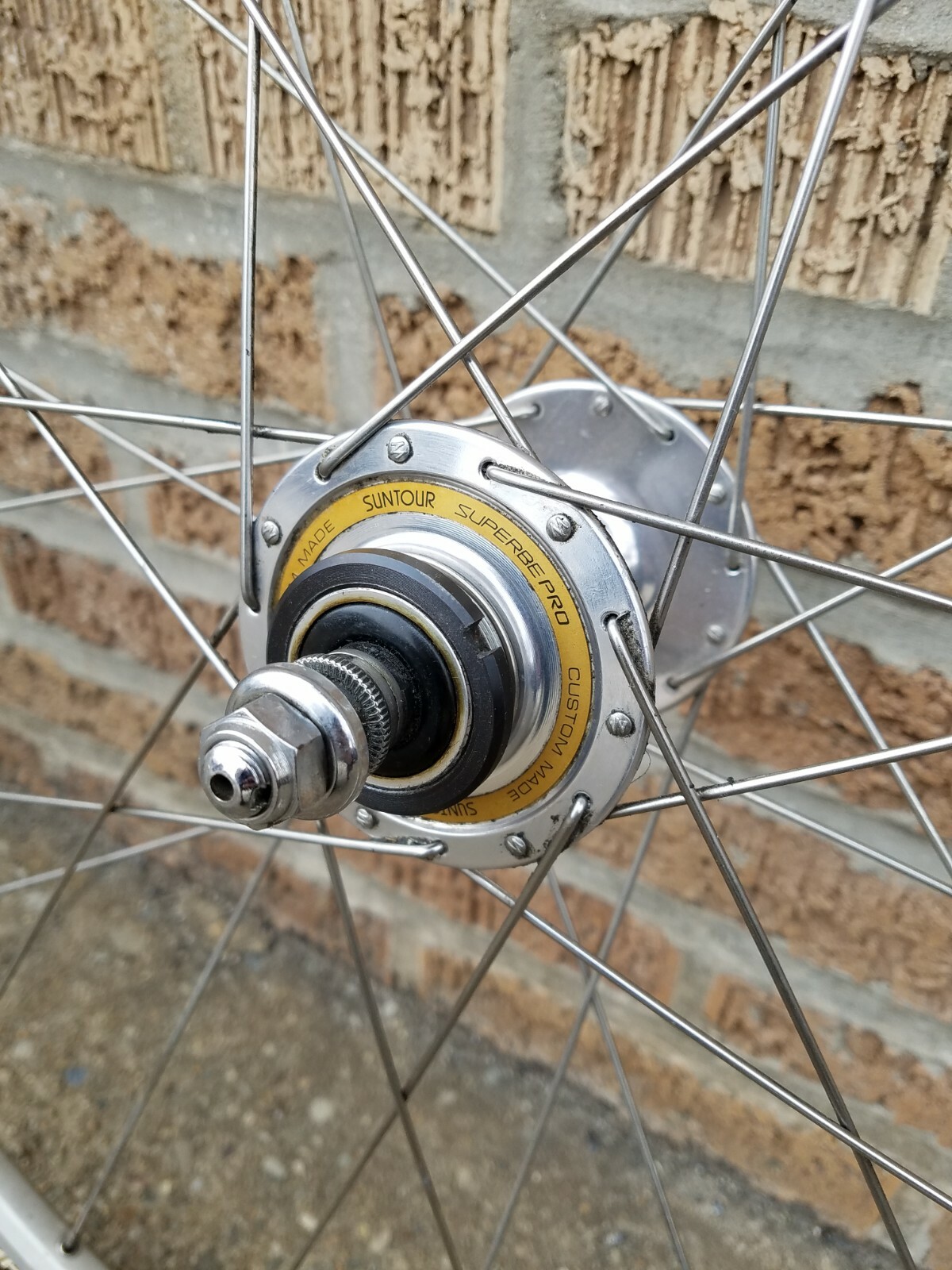 ARAYA super aero650c フロントホイール NOS Araya ADX-4 Aero 650c Tubular Front Wheel: 28H Radial