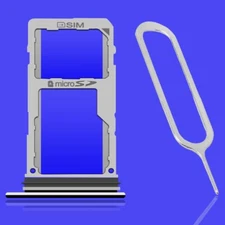 Premium Real SIM and Memory Card Tray Holder & Card Ejection Pin F LG V30 VS996