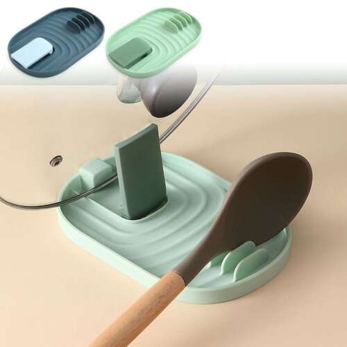Spoon Pot Lid Holder Stand Kitchen Cooking Tools Heat Resistant Storage Utensil