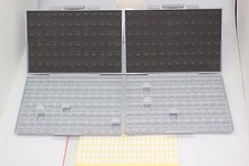 2 of Empty craft beads storage box Organizer w/lids label 72 compartments USA