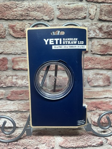 YETI Rambler Straw Lid for 20oz YETI Rambler Tumblers Clear Shatter-Proof