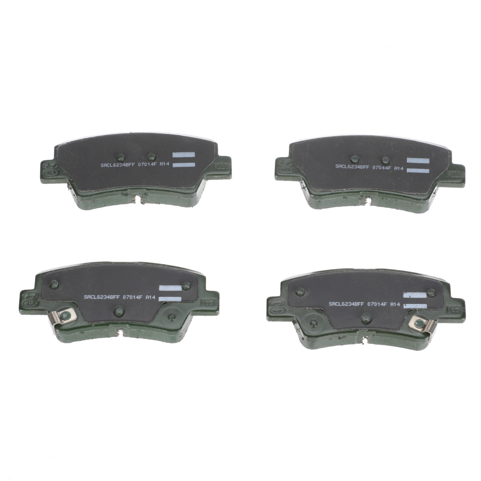 Pastillas de freno traseras para Kia (N/P 58302 E4A00)