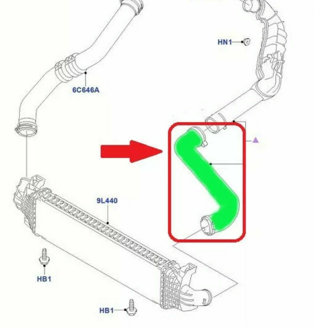 Galaxy S-Max Turboschlauch Ladeluftschlauch Für Ford Mondeo IV Galaxy S-Max 2.0 TDCI - OEM 1490848 1376332 2.0 Tdci Schlauch