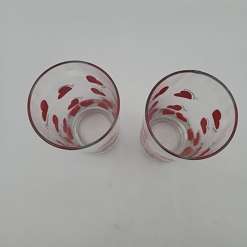 Libbey Gläser 2er Set Rot Herzen Liebe Valentinstag Tumber Trinkglas Liebe - Bild 6 von 8