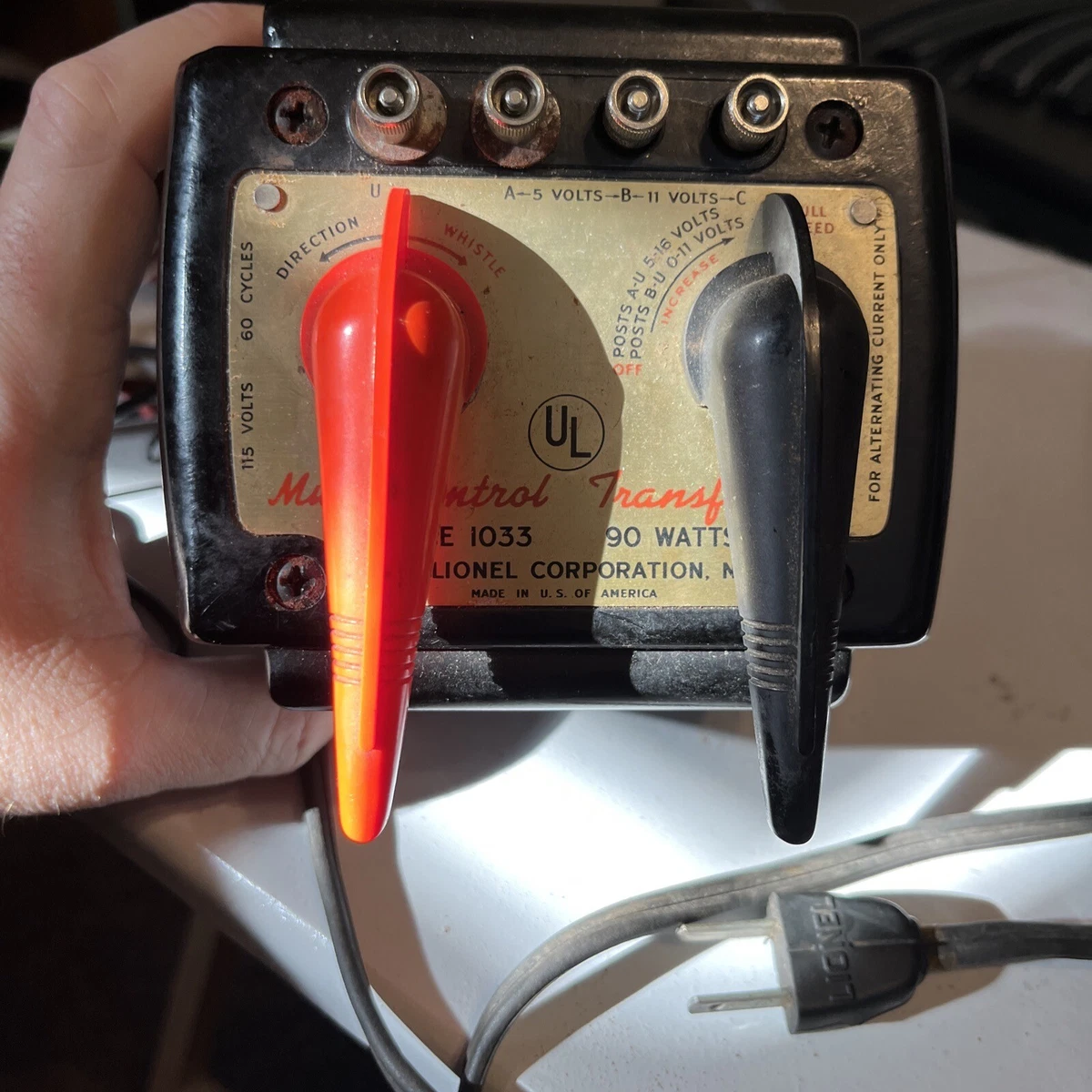 LIONEL 1033 TRANSFORMER AC DC RECTIFIER AND NEW TERMINALS, 58% OFF