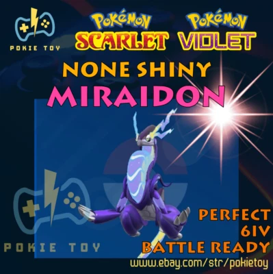 POKÉMON GET #400 Miraidon 6IV LV100 Modest BATTLE READY | POKEMON SCARLET VIOLET
