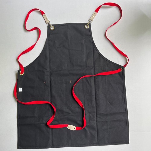 Doritos Apron Grilling Kitchen Black Canvas Red Straps Pockets Another Level - Picture 2 of 9