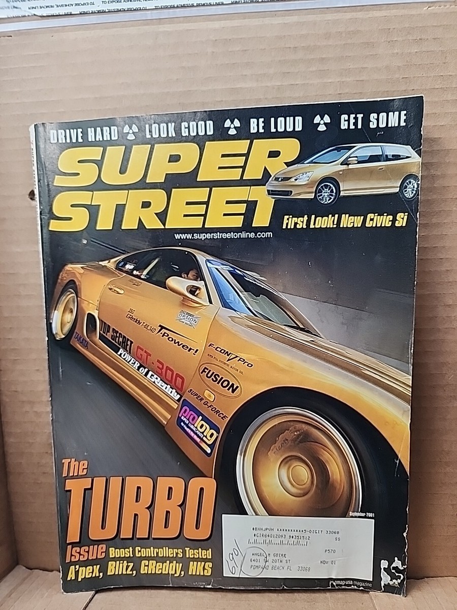 Super Street Vol 5 No 9 September 2001 Racing Magazine Turbo