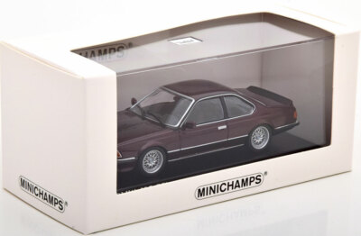 ディーラー特注  635 CSiダイキャストミニカー1/43 バーガンディ BMW 635 CSi 1982 E24 Burgundy Red Metal Minichamps 1:43 500pc | eBay