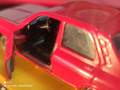 VINTAGE POLISTIL RENAULT R12 EL 53 DIECAST TOY MODEL CAR 1:43 ITALY RED IN BOX - Picture 5 of 24