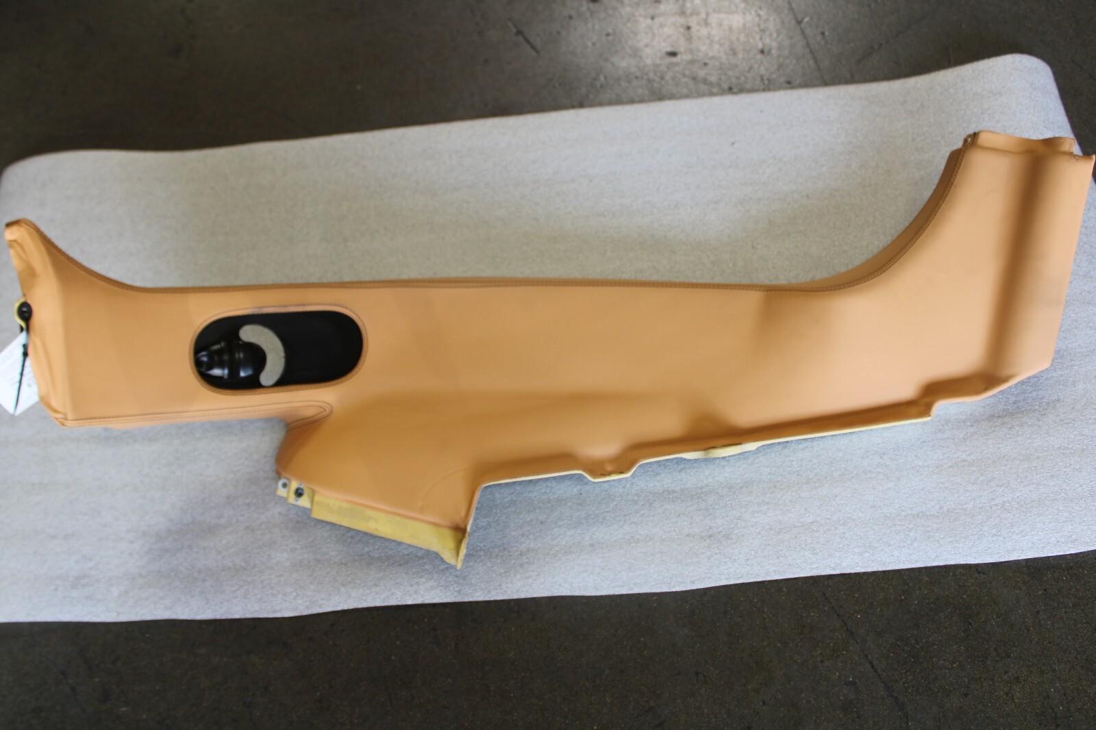 Ferrari 599 GTB, LH, Left, B-Pillar Interior Trim Panel, Dmg, Used, P/N 68556900