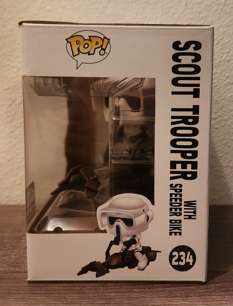 Funko Pop Star Wars Scout Trooper with Speeder Bike 234 Figure