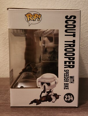 Funko Pop Star Wars Scout Trooper with Speeder Bike 234 Figure