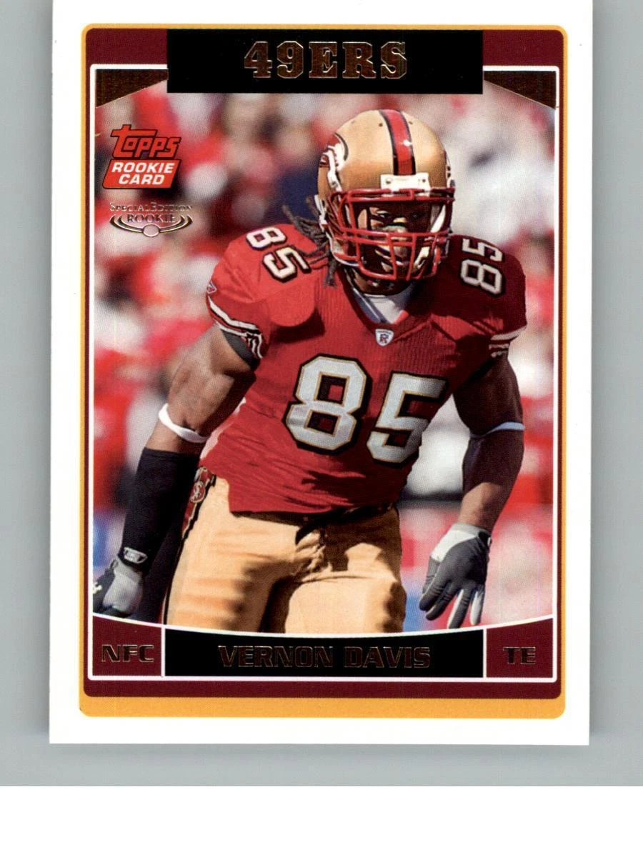 Vernon Davis trading card
