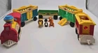 VNTG 70's FIsher Pirice Circus 5 Piece #991  Train Set bear Lion Little Person