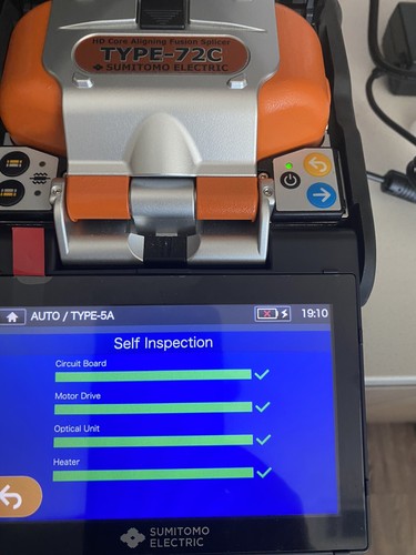 Sumitomo TYP-72C HD Core Aligning Fusion Spleißgerät mit FC-6S-C - Bild 2 von 4