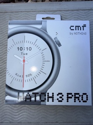 CMF by Nothing Watch 3 Pro Smartwatch AMOLED GPS Heart Rate Tracker Light Gray