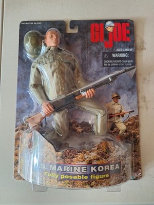 NEW 1998 HASBRO GI JOE US MARINE KOREA 12  FULLY POSABLE FIGURE. Fast Shipping. 