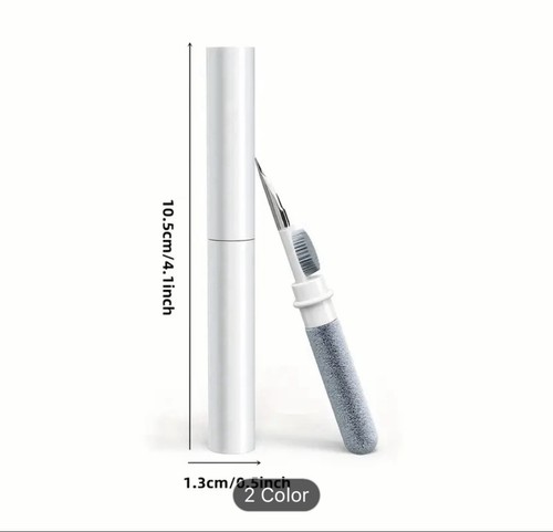 Kit Penna Pulizia Airpods Pro Auricolari Auricolari Pulitore Strumento Portatile Piccolo Regalo - Foto 7 di 8
