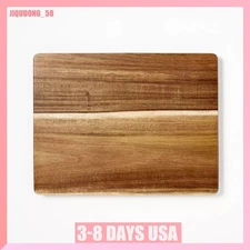 10"x13" Nonslip Acacia Wood Cutting Board Natural - Figmint™
