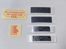 DIY SONY d100 tape player Walkman Sticker Label Badge Accessories