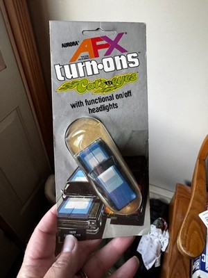 New Aurora Afx #1020 Turn Ons Cats Eyes Blue GMC Blazer Carded..Read!
