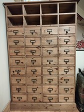 Vintage Apothecary Cabinet Chest of Drawers
