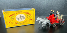 MATCHBOX LESNEY MODELS OF YESTERYEAR - 1905 Shand Mason Horse Drawn Fire Engine