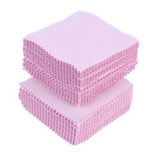 100Pcs Microfiber Cloth for Jewelry Cleaning and Maintenance