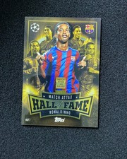 2025-26 Topps UEFA Match Attax Hall Of Fame Ronaldinho #HOF7 SP Barcelona NV57