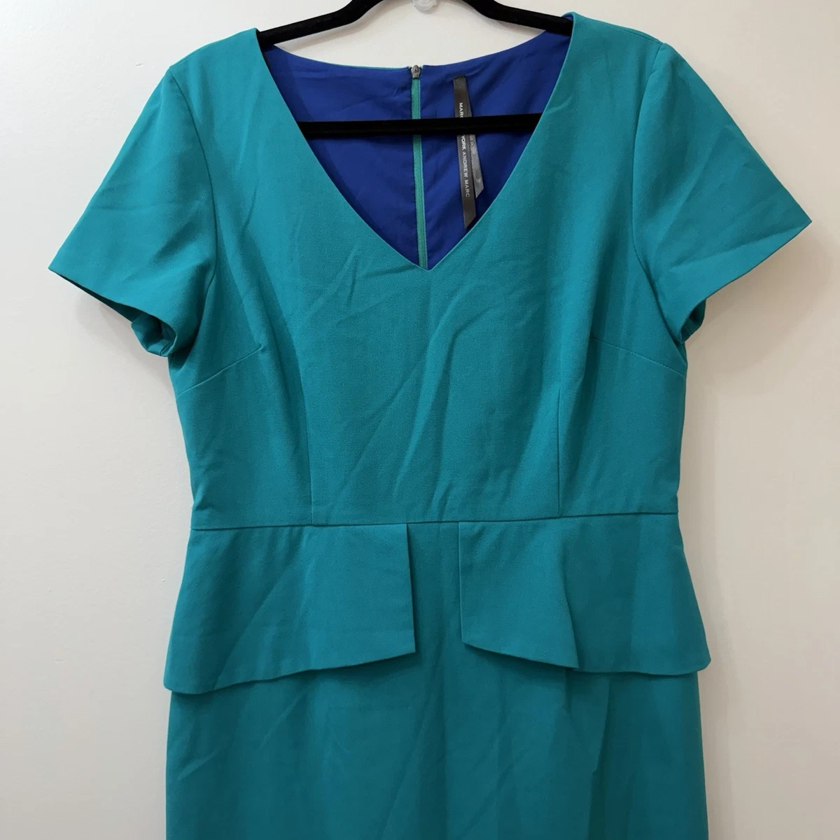 green emerald velvet dress Lexi Short Sleeve Fit & Flare Midi Dress  Marine Layer