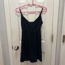 Old Navy Babydoll Mini Dress Black Size Medium