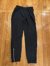 Hanna Andersson Woven Joggers Black Boys 10 140