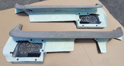 1992-1996 CORVETTE C4 FACTORY GRAY CARPETED DOOR SILLS RH LH GOOD COND - Bild 3 von 8