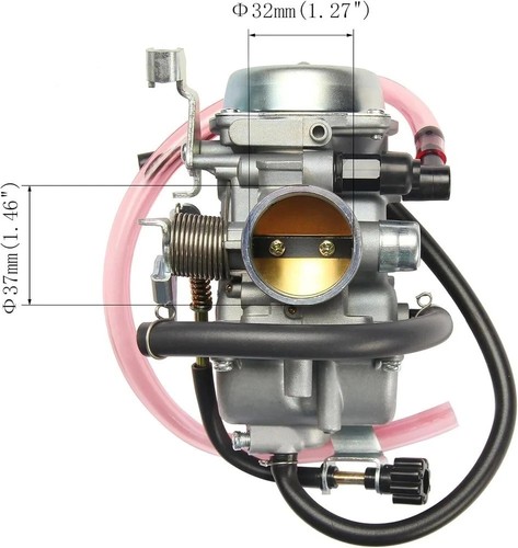 Exact OEM Standard Carburetor for Kawasaki Bayou 300 KLF 300 - Fuel Efficiency - Picture 7 of 9