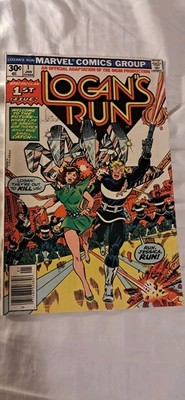 Logan's Run Comic Book FIRST ISSUE. Marvel Comics.  Very Good Condition