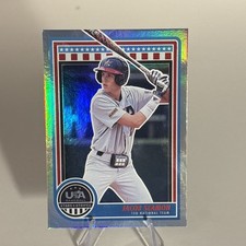 2025 Panini Stars and Stripes USA Baseball #34 Jacob Seamon Stripes