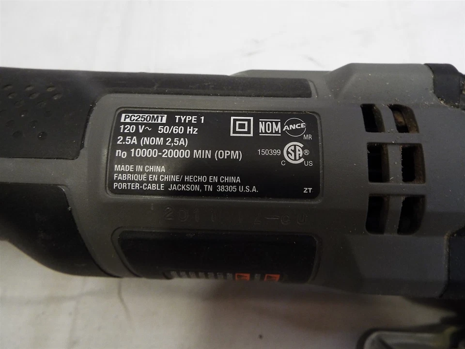Porter Cable PC250MT 10-20,000 2.5A Variable Speed Oscillating Multi-Tool w/Case - Image 4 of 4